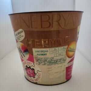 Vintage Lane Bryant Trash can, 80"s are calling.